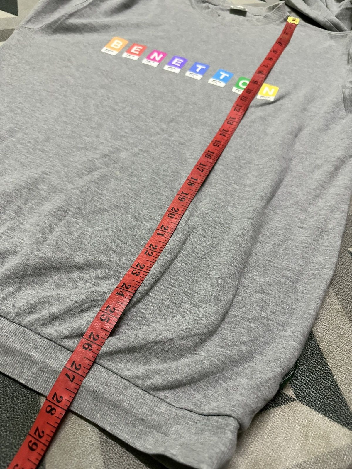 Benetton Benetton multicolour logo sweatshirt Size US M / EU 48-50 / 2 - 6 Thumbnail