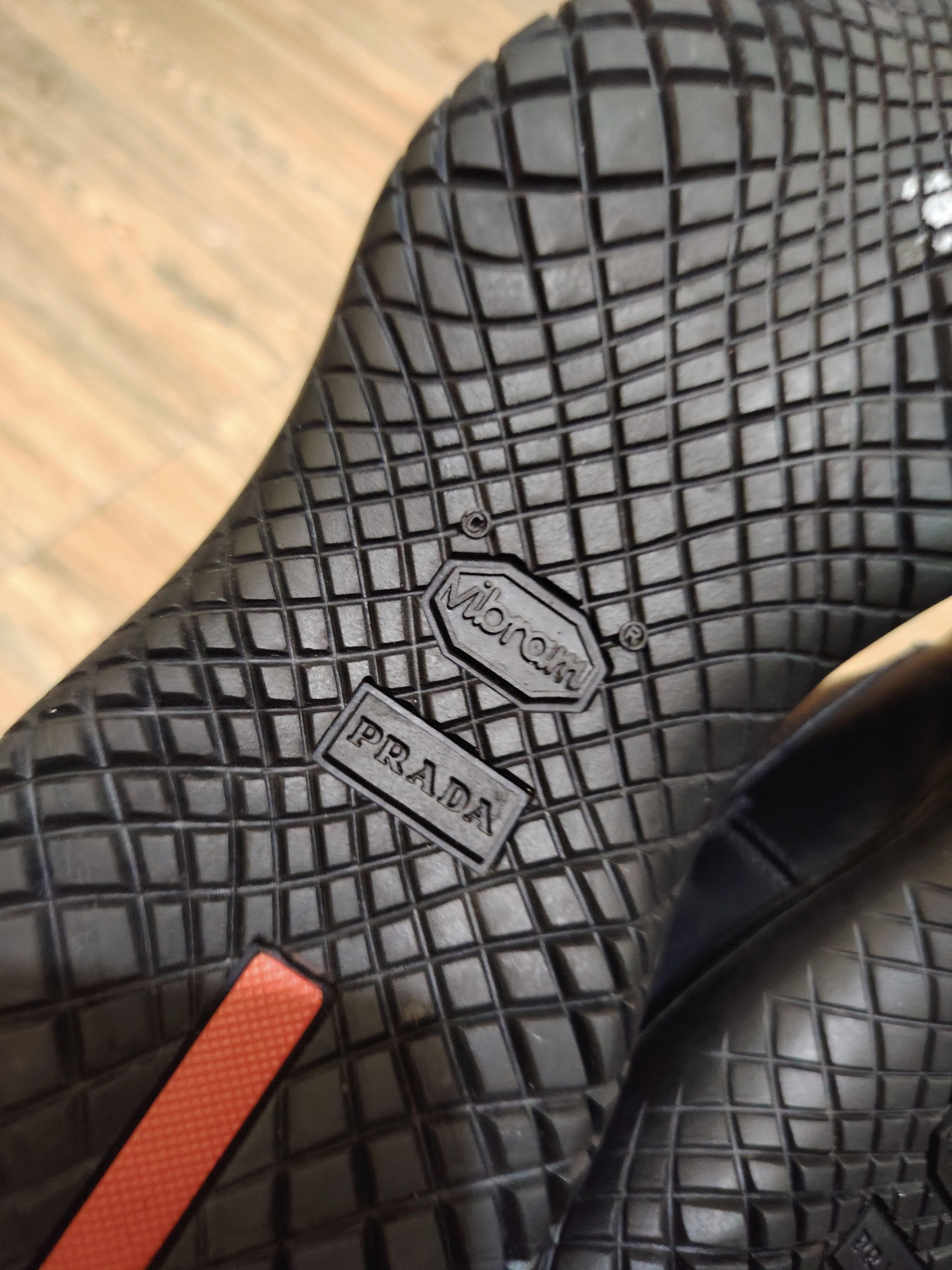 Prada PRADA - 1999 - Archive - Square Toe Vibram Shoes Size US 7 / EU 40 - 11 Thumbnail