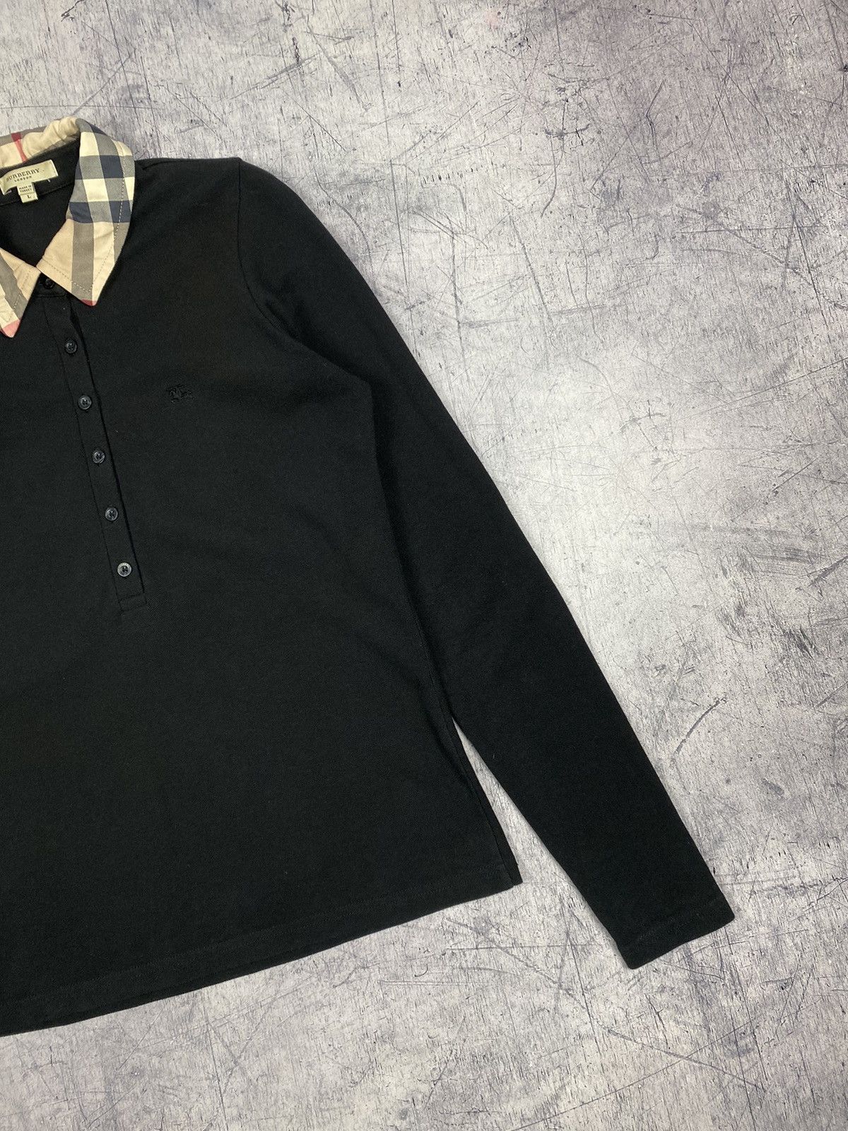 Burberry Vintage Burberry London Nova Check Polo Shirt Size L / US 10 / IT 46 - 3 Thumbnail