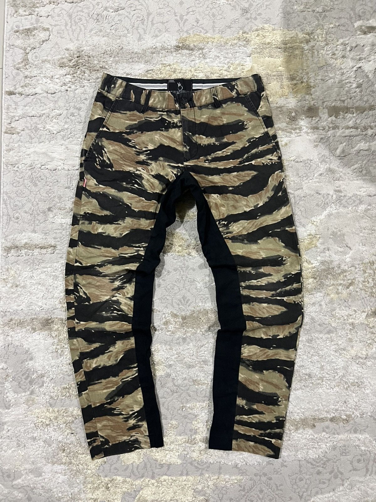 The Real McCoy's Virgo Rebel Army Tiger Striped Military Slim Straight Pants Size US 31 - 1 Thumbnail