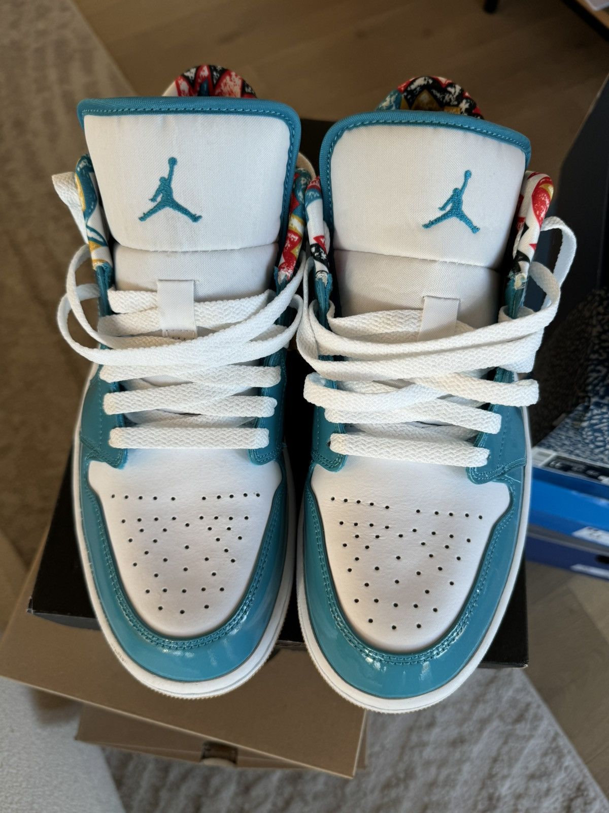 Jordan Brand Air Jordan 1 Low SE ‘Cyber Teal’ Size US 11 / EU 44 - 2 Thumbnail