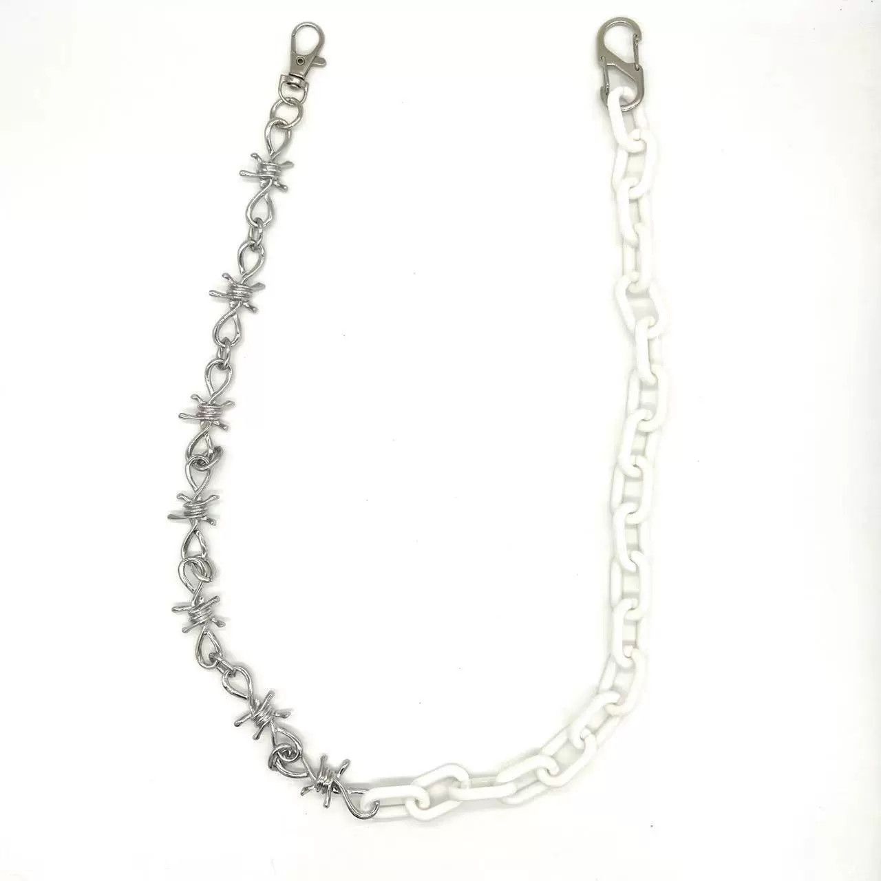 Vintage Retro hip-hop punk style jeans waist chain Size ONE SIZE - 4 Thumbnail