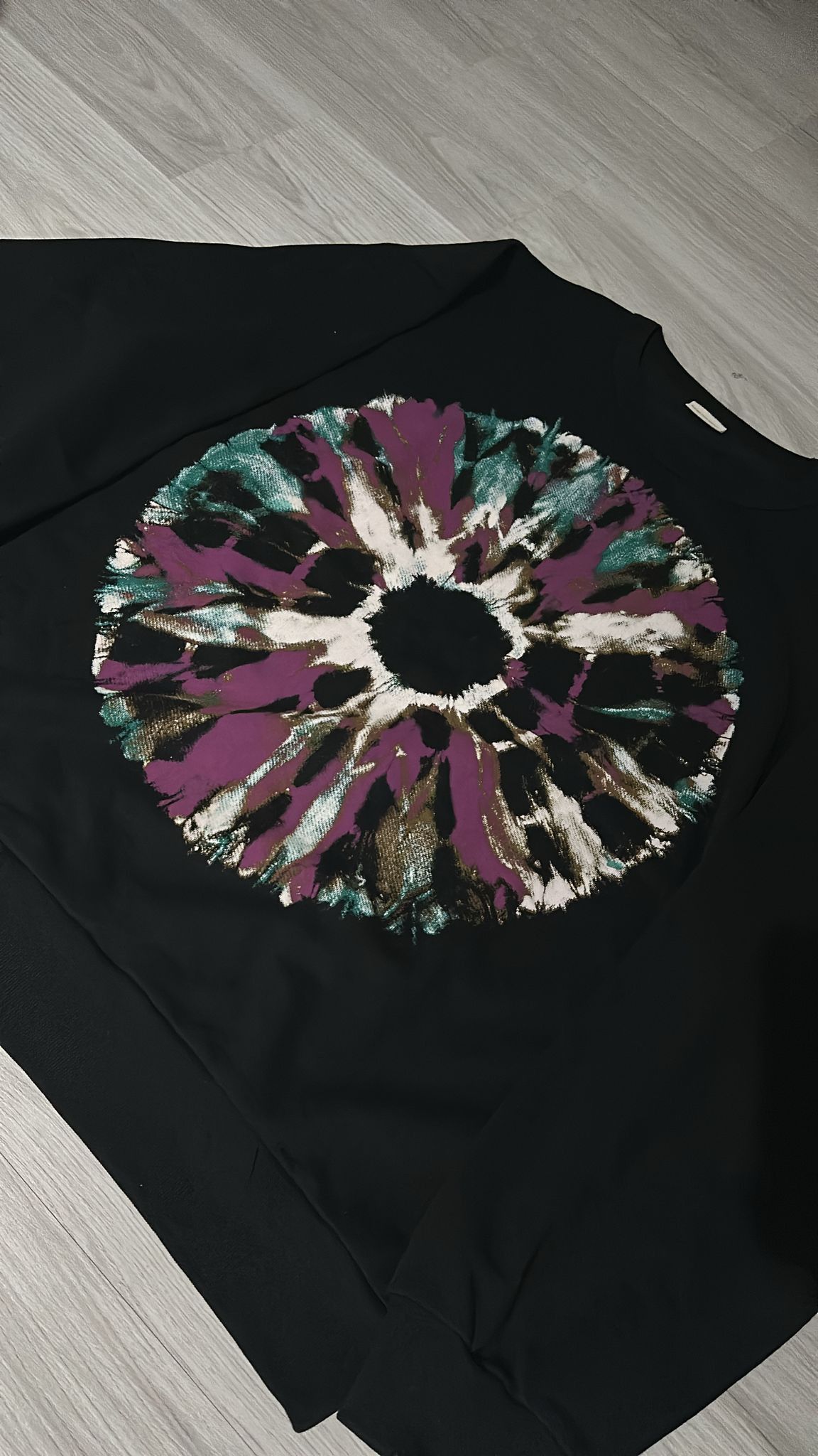 Dries Van Noten Dries Van Noten AW19 Hearst Tie Dye Sweatshirt XLarge Size US XL / EU 56 / 4 - 2 Thumbnail