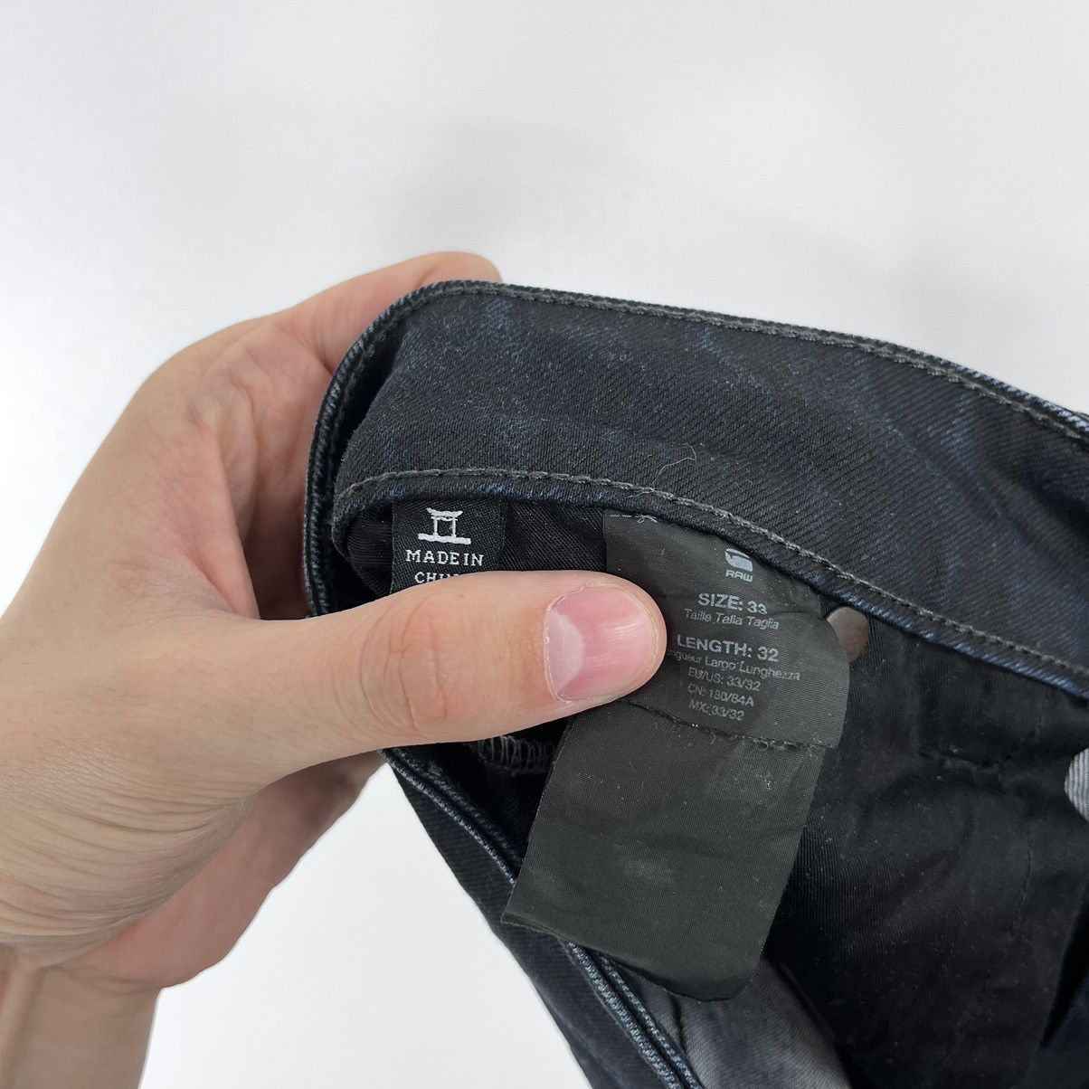 G-Star G-Star Raw Jeans Double Knee Zip Pockets Dark Navy Size 33 Size US 33 - 10 Thumbnail