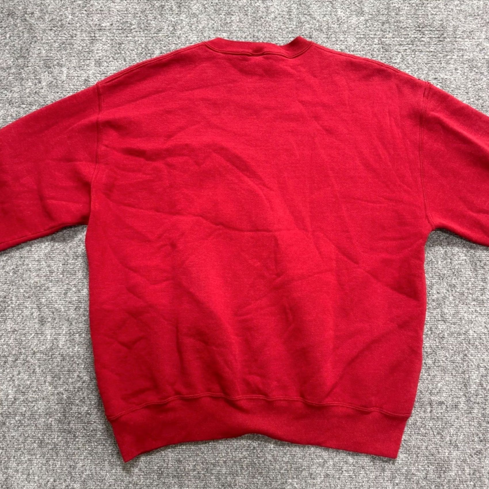 Vintage VTG Russell Sweatshirt Crewneck XL Red Men’s Made In USA Pullover 90s Distressed Size US XL / EU 56 / 4 - 2 Thumbnail