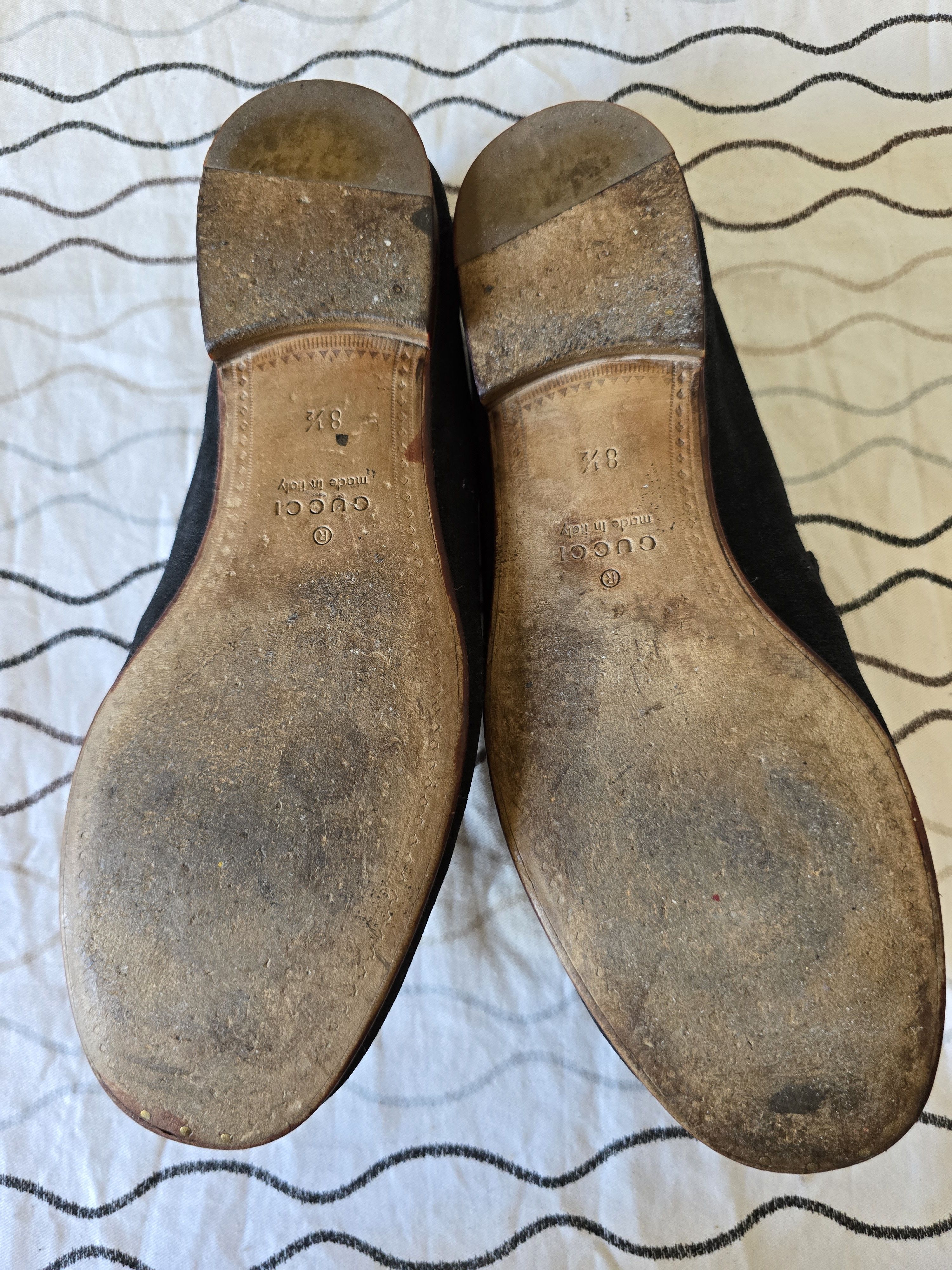 Gucci Gucci loafers suede gold horsebit Size US 10 / EU 43 - 11 Thumbnail