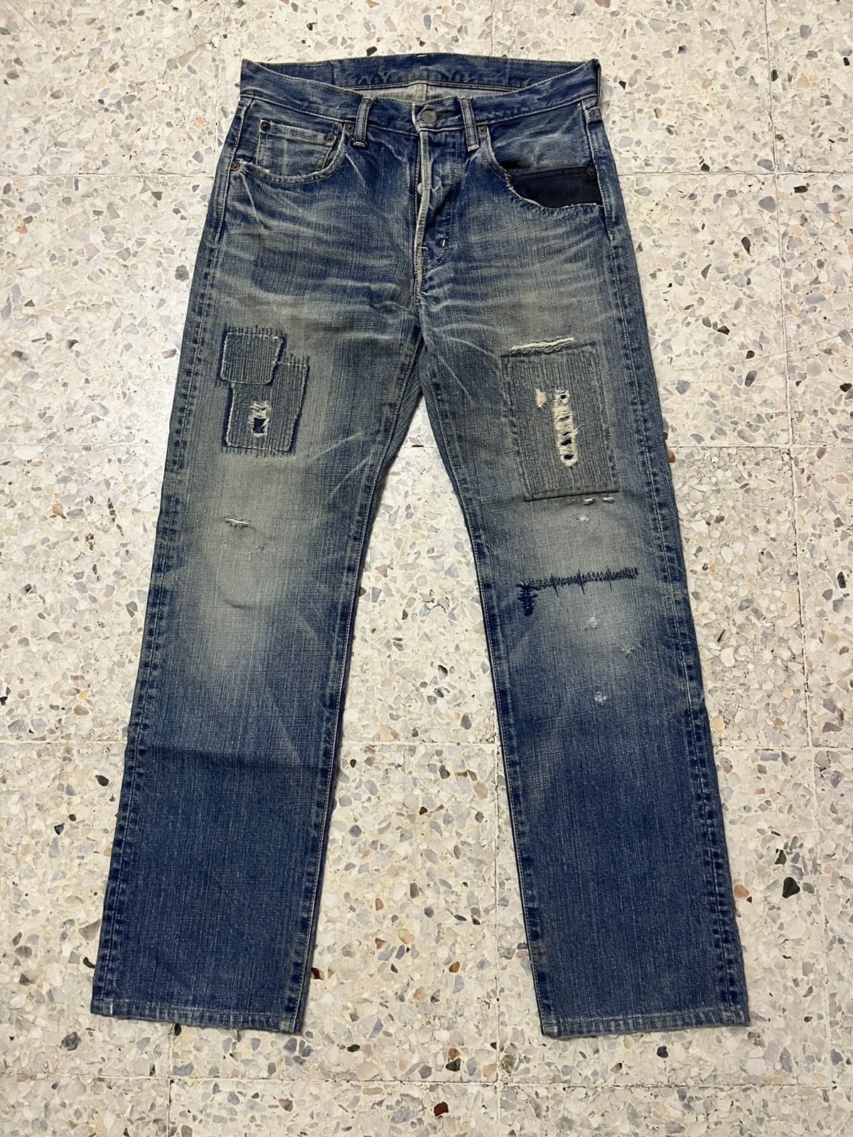 Spellbound Vintage Japanese brand spellbound distressed denim Size US 30 / EU 46 - 1 Thumbnail