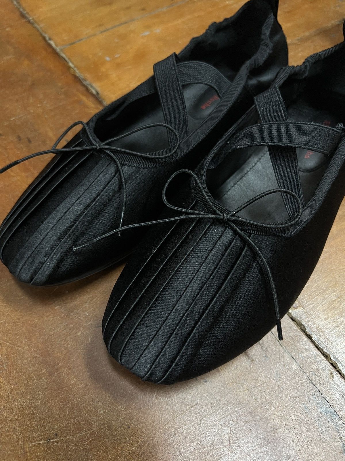 Simone Rocha SS25 Simone Rocha Satin Ballerina Grip Ballet Flats Size US 10 / EU 43 - 9 Thumbnail