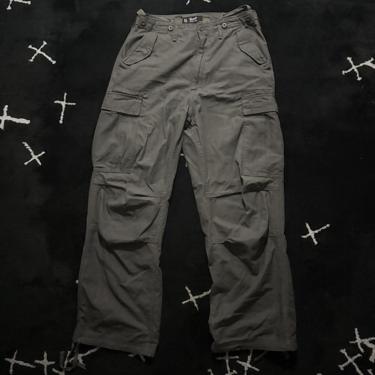 Vintage Military - Olive Cargo Pants Size US 30 / EU 46 - 1 Thumbnail