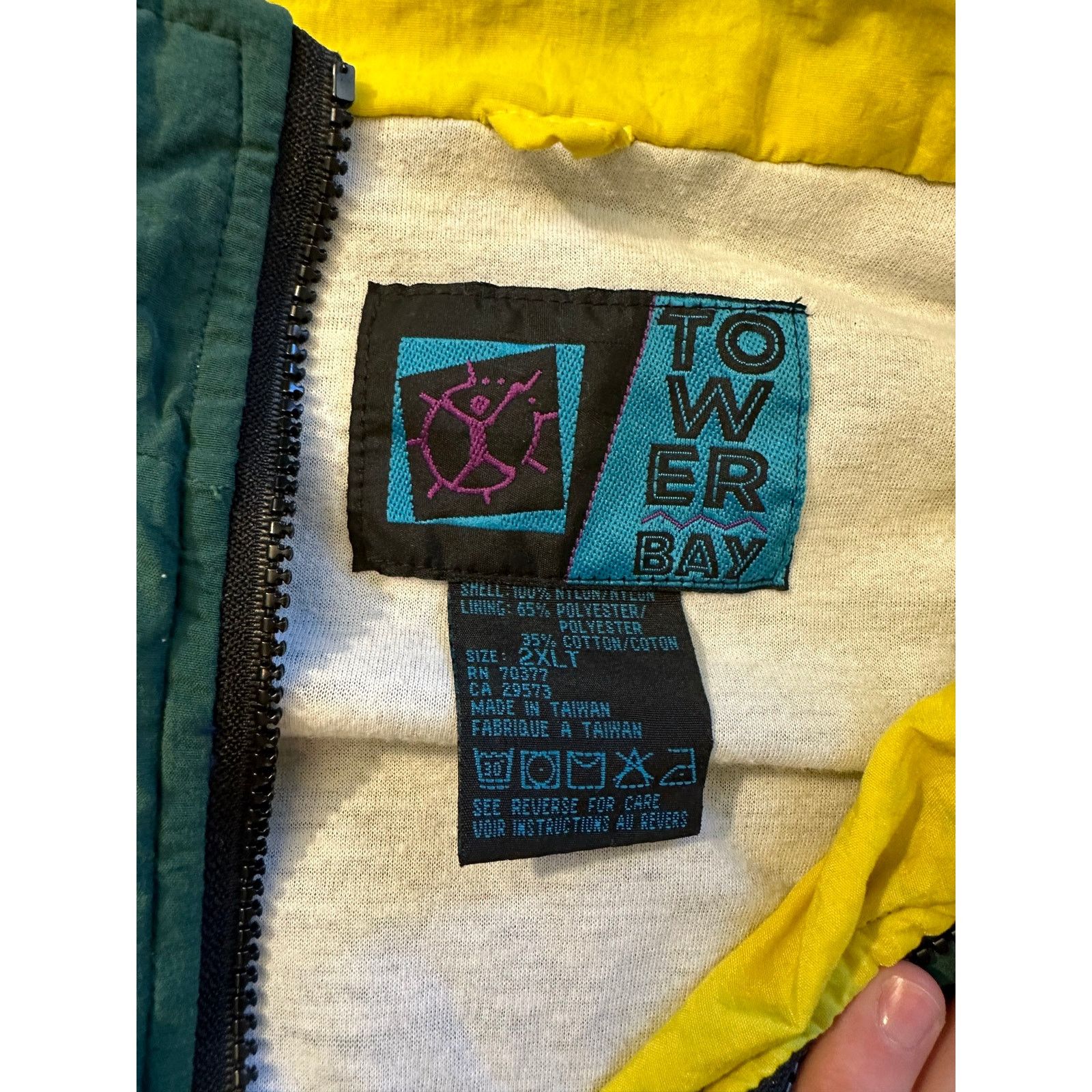 Other Vintage Tower Bay 2XL Windbreaker Size US XXL / EU 58 / 5 - 4 Thumbnail