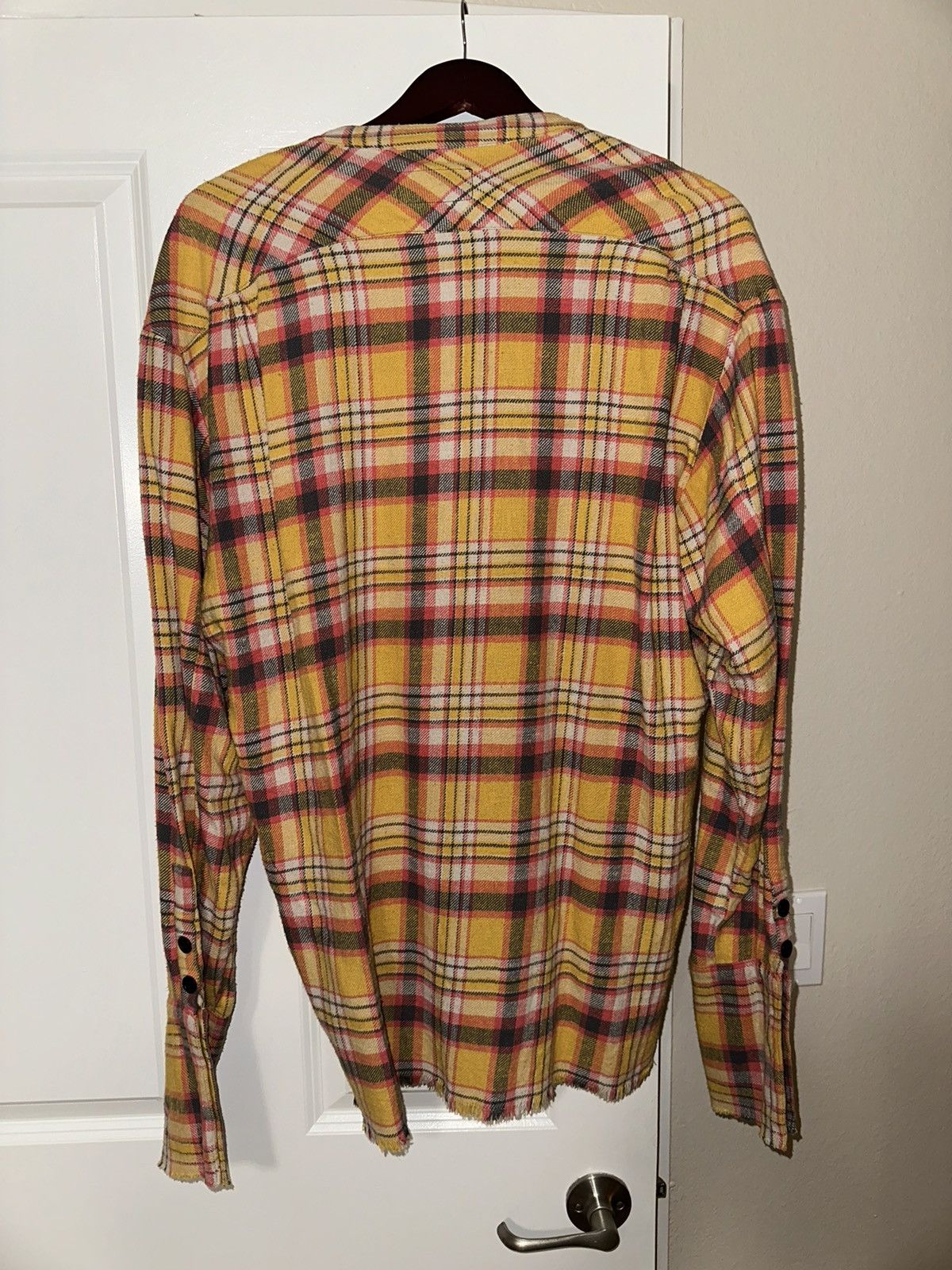 Greg Lauren GREG LAUREN - YELLOW PLAID STUDIO - SIZE 4 Size US XL / EU 56 / 4 - 7 Thumbnail