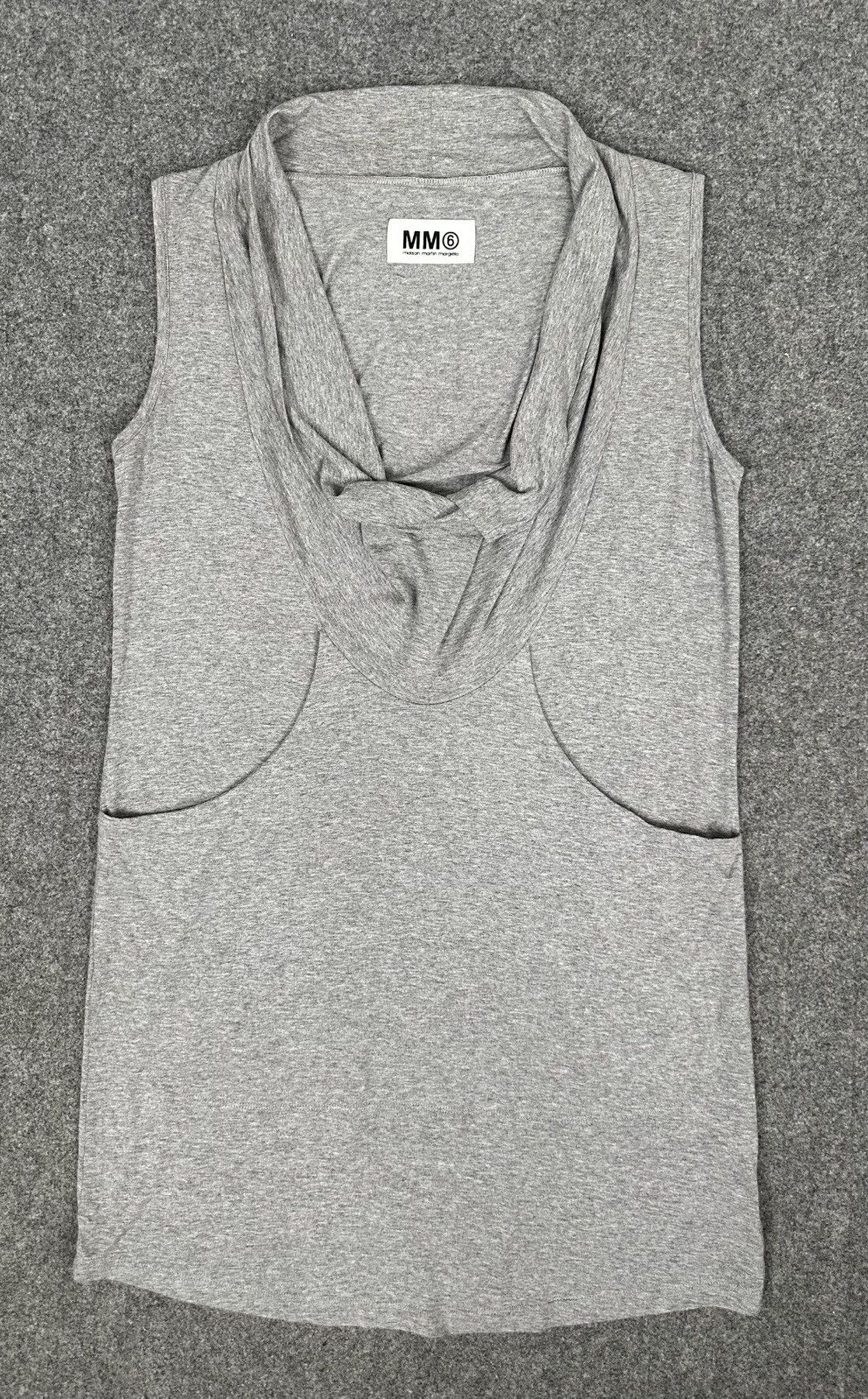 Maison Margiela Maison Margiela - MM6 - Mini Dress Sleeveless - Gray Size M / US 6-8 / IT 42-44 - 1 Thumbnail
