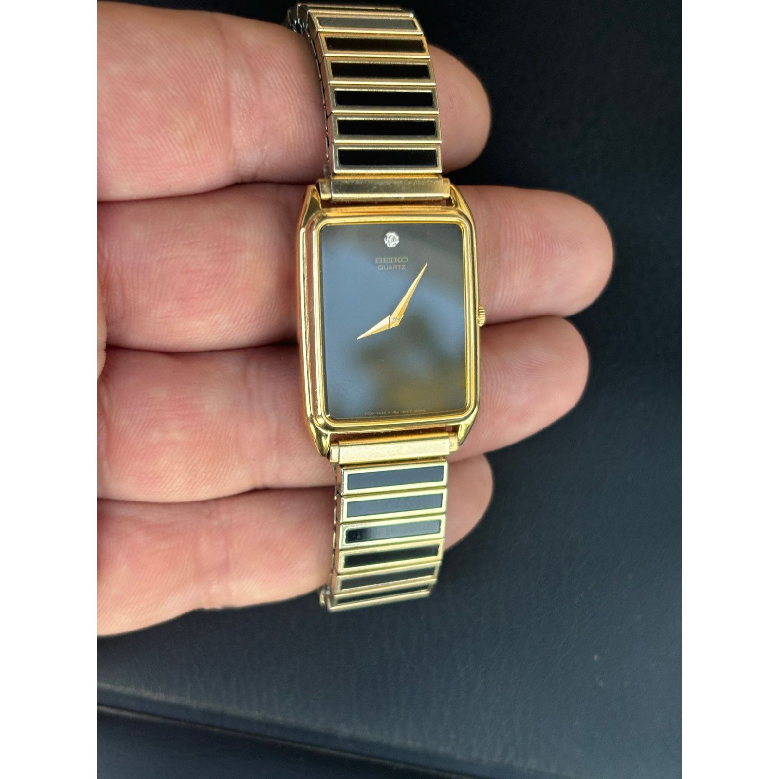 Seiko Vintage Seiko Diamond 5Y30-5D59 2-Tone Men’s Watch! Size ONE SIZE - 4 Thumbnail
