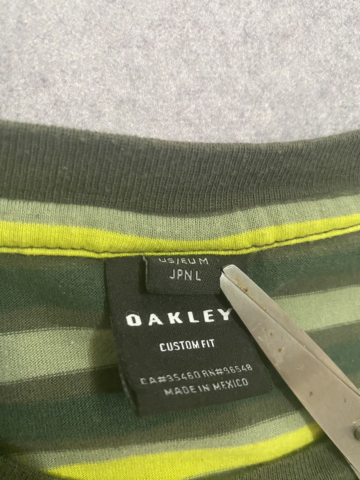 Oakley Oakley T Shirt Short Sleeve Multiple Stripes Night Forest Size US M / EU 48-50 / 2 - 4 Thumbnail