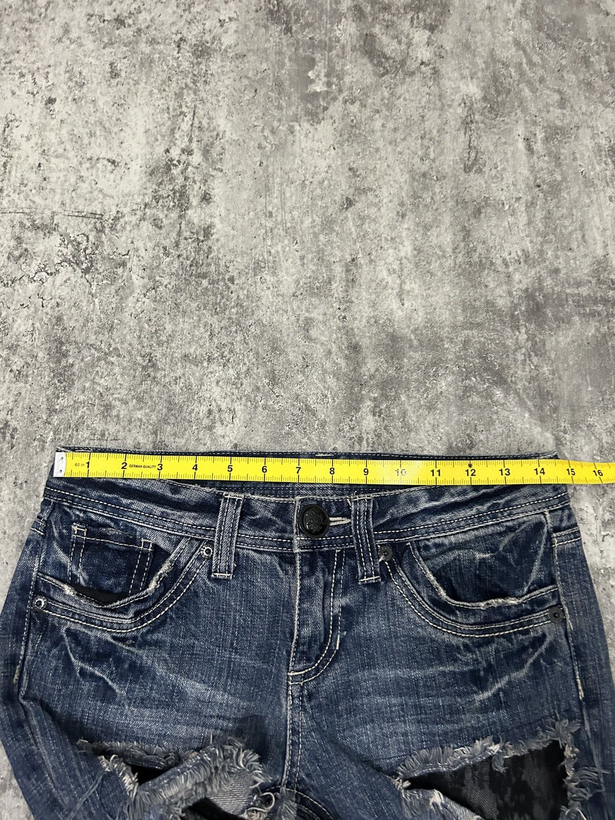 Japanese Brand Cecil Mc Bee Distressed Jeans Size 29" - 12 Thumbnail