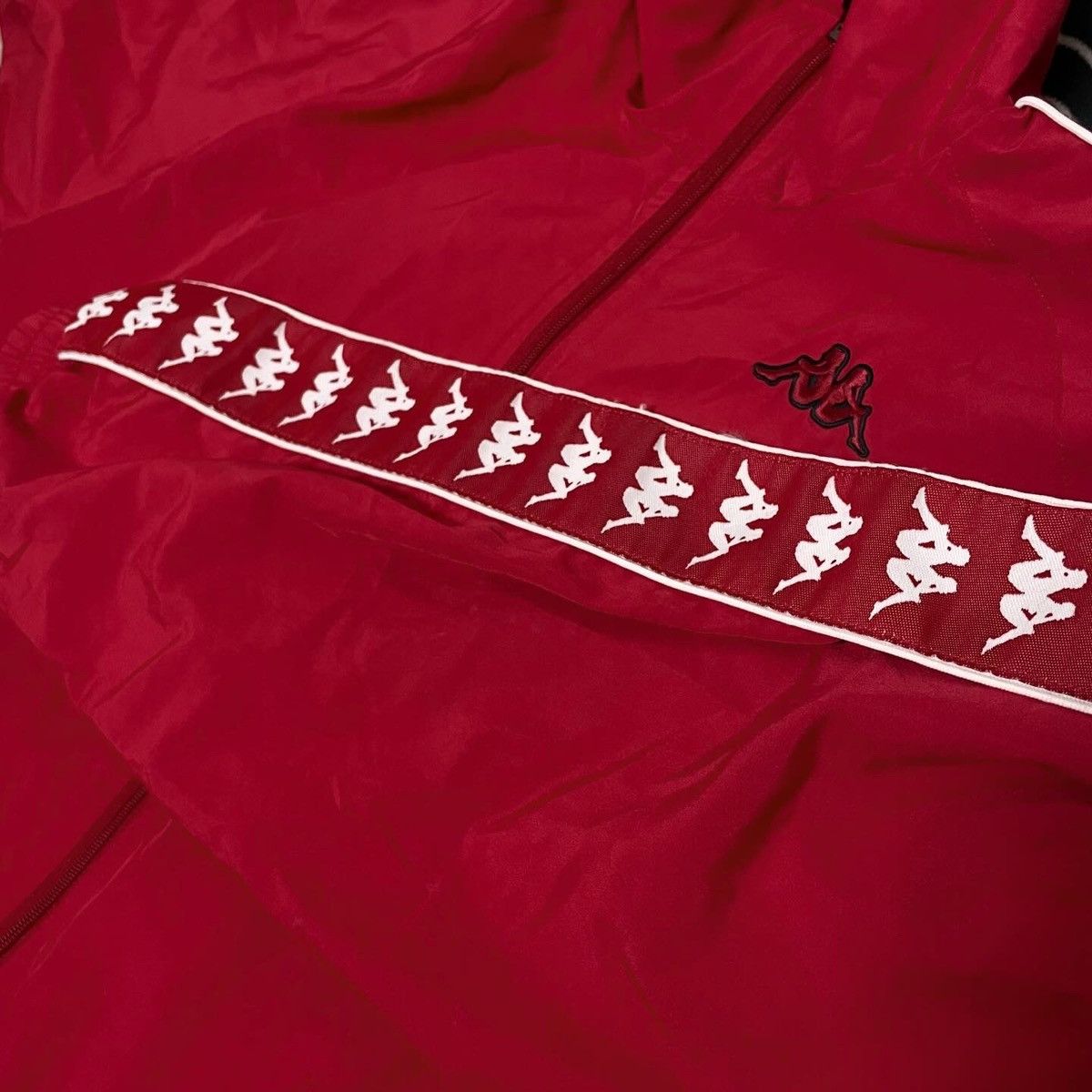 Kappa × Vintage Kappa Vintage Lampas Track Jacket Y2K Size US L / EU 52-54 / 3 - 4 Thumbnail