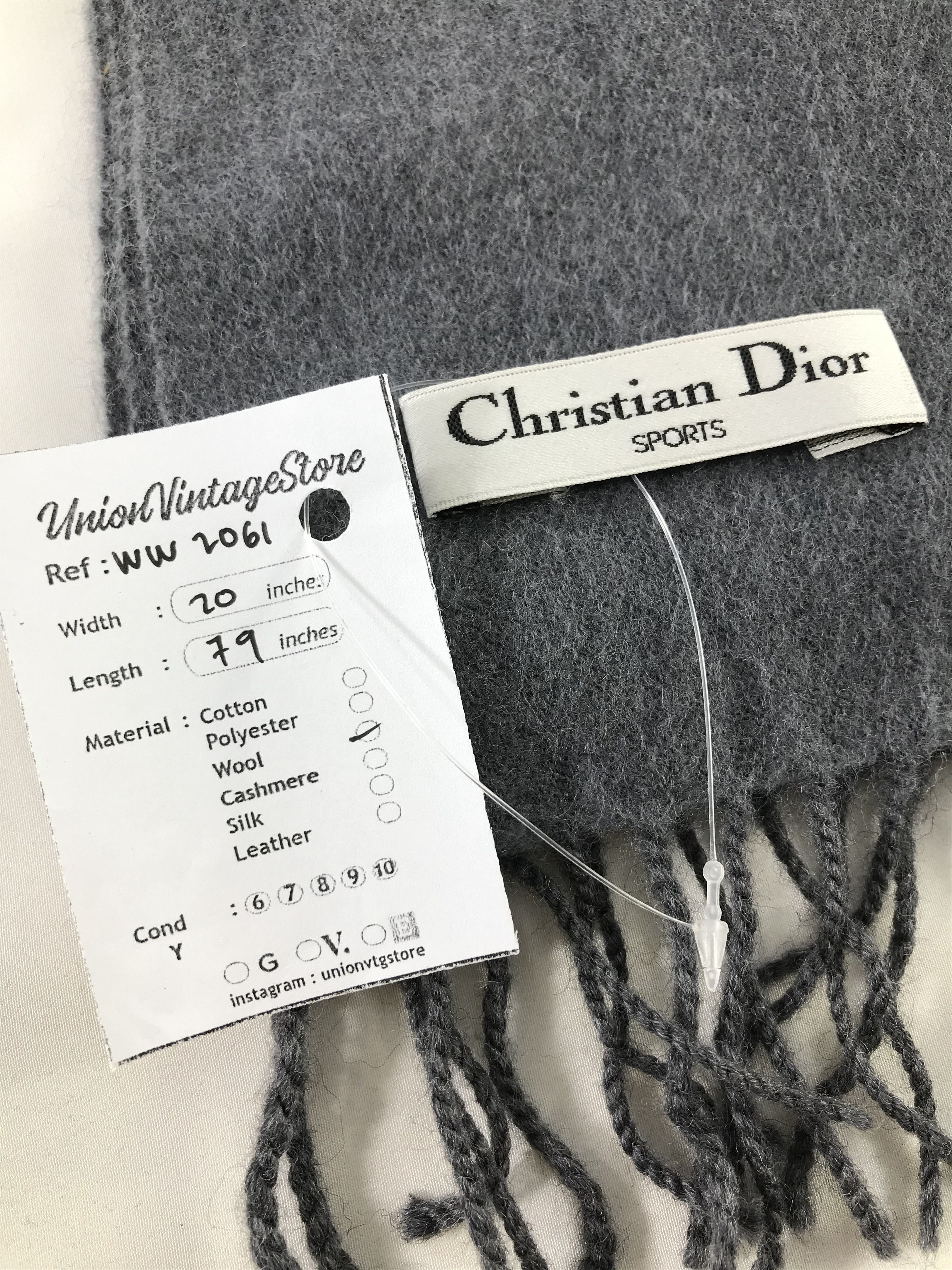 Vintage Christian Dior Monsieur Scarf / Muffler / Neckwear - WW2061 Size ONE SIZE - 5 Thumbnail