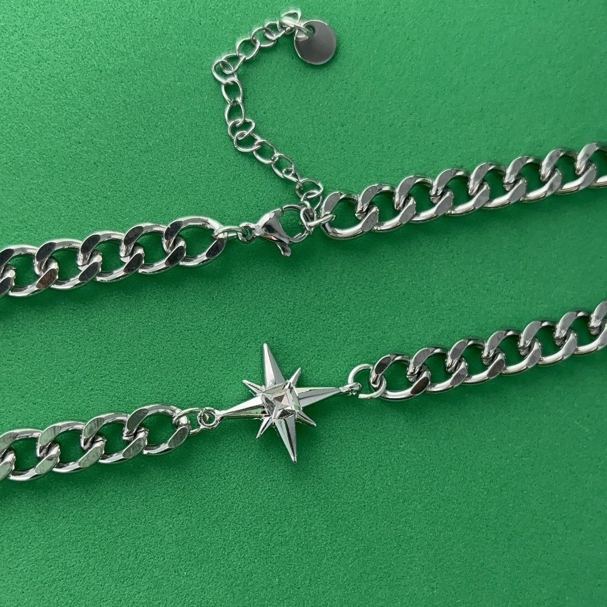 Other Link Chain Star Necklace for Men Women Unisex Necklace Size ONE SIZE - 2 Thumbnail