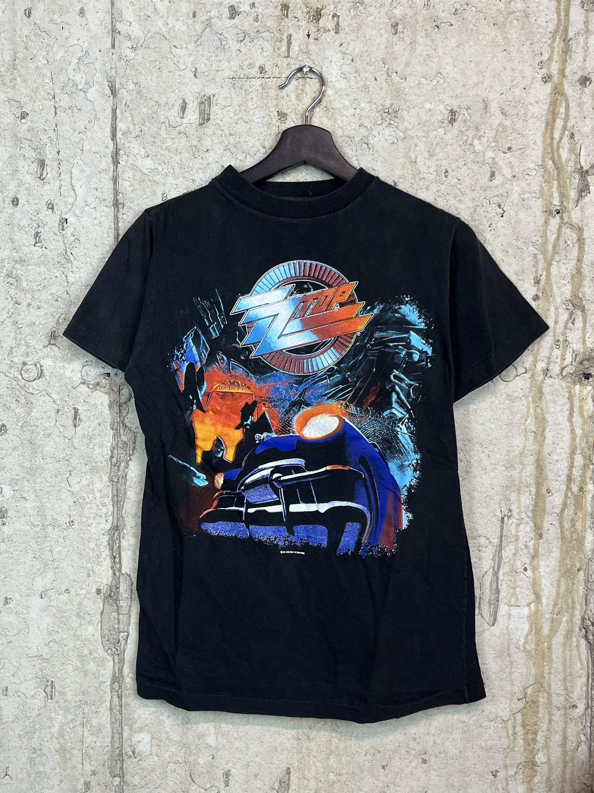 Band Tees × Vintage Vintage 1990 ZZ Top Recycler Tour T-Shirt Rock Blues Size US M / EU 48-50 / 2 - 1 Thumbnail