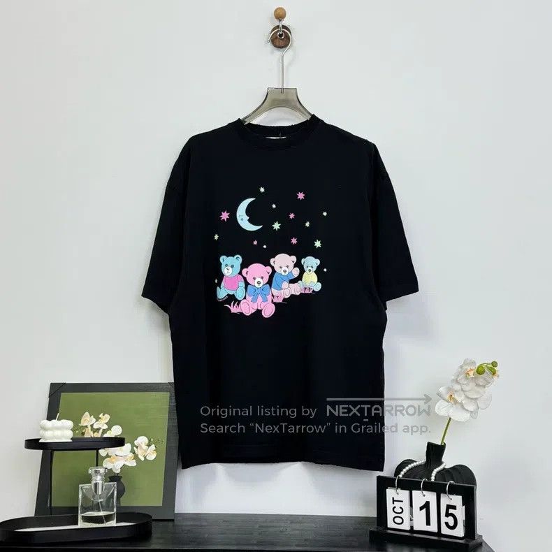 Balenciaga Balenciaga Yue Liang xing kong Xiao Xiong short sleeve Size US M / EU 48-50 / 2 - 1 Thumbnail