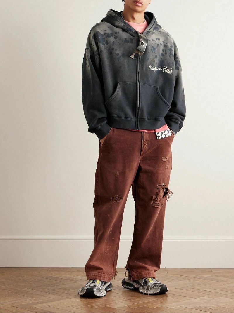 RRR-123 RIVINGTON ROI REBIS “Gym Bag CVA” Sunfaded Zip Hoodie