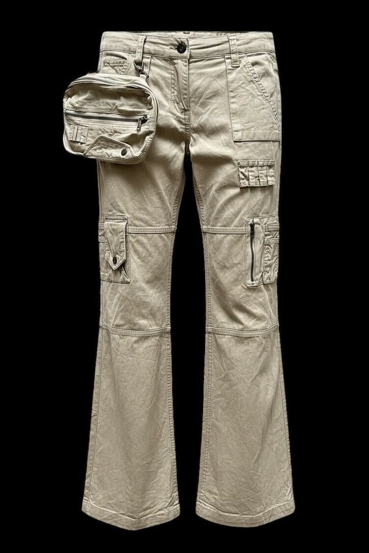 GOA 2000s Enagy 🇯🇵 Flare Multipocket Pants With Pouch Size 30" / US 8 / IT 44 - 3 Thumbnail