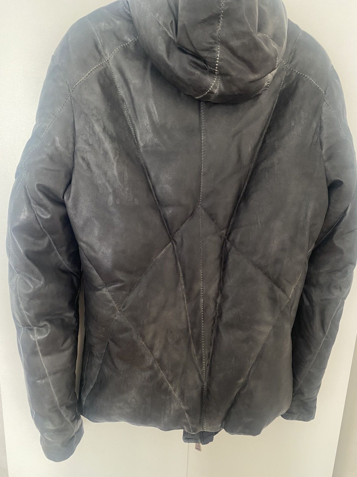 10sei0otto 10Sei0Otto Leather Down Jacket Rick Owens style, BBS Size US M / EU 48-50 / 2 - 6 Thumbnail