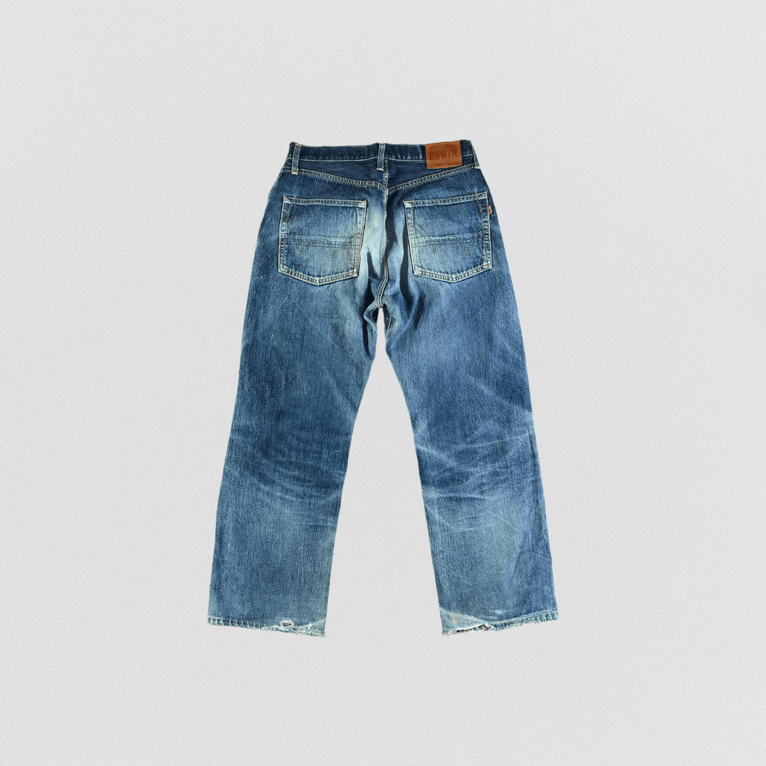Edwin Vintage Blue Wash Edwin 505 Selvedge Jeans-JM3680 Size US 32 / EU 48 - 2 Thumbnail