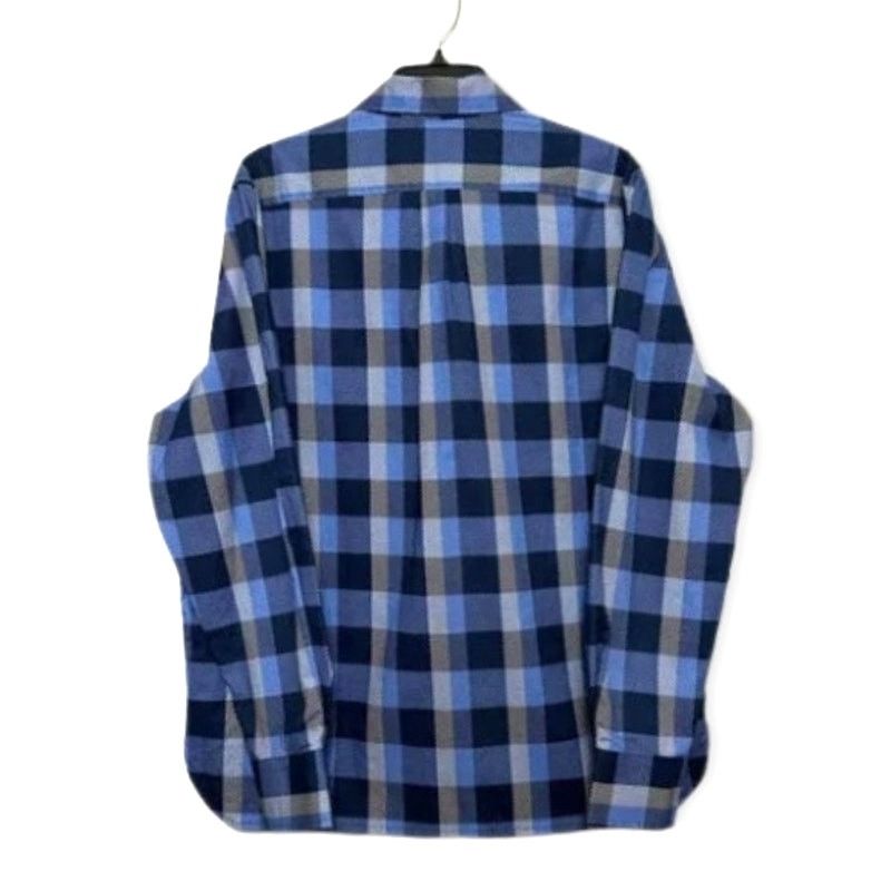 Other Con.Struct Collared Shirt Plaid Button Down Blue/Black NWOT Size US L / EU 52-54 / 3 - 4 Thumbnail