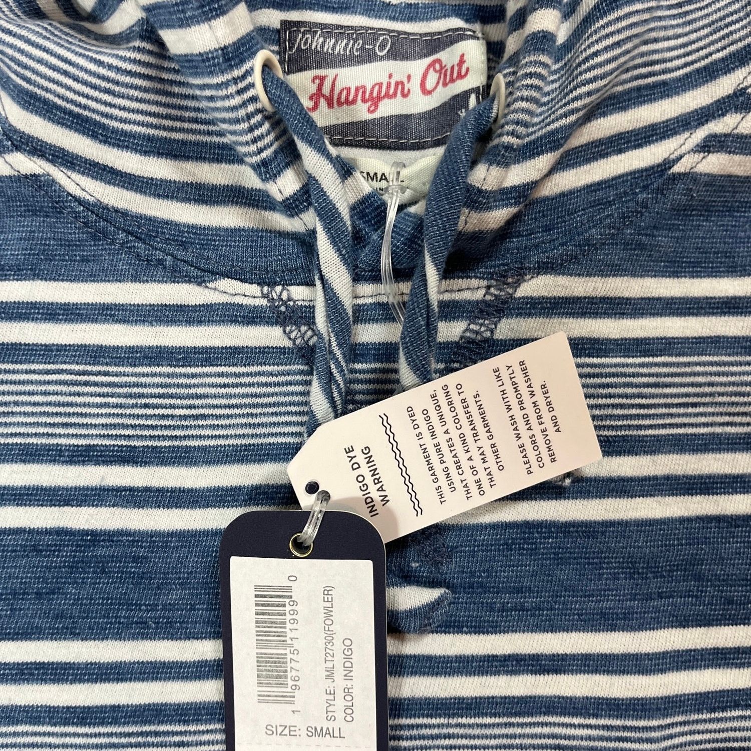 johnnie-O Johnnie-O Fowler Hoodie in Indigo - Size Small - NWT Size US S / EU 44-46 / 1 - 4 Thumbnail