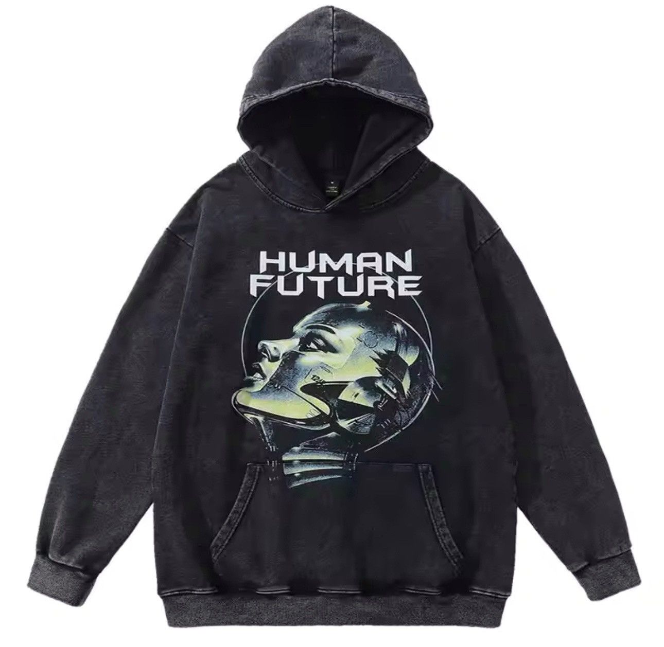 Vintage Streetwear Design Hip Hop Punk Y2k Hoodie Sweatshirt Size US L / EU 52-54 / 3 - 1 Thumbnail