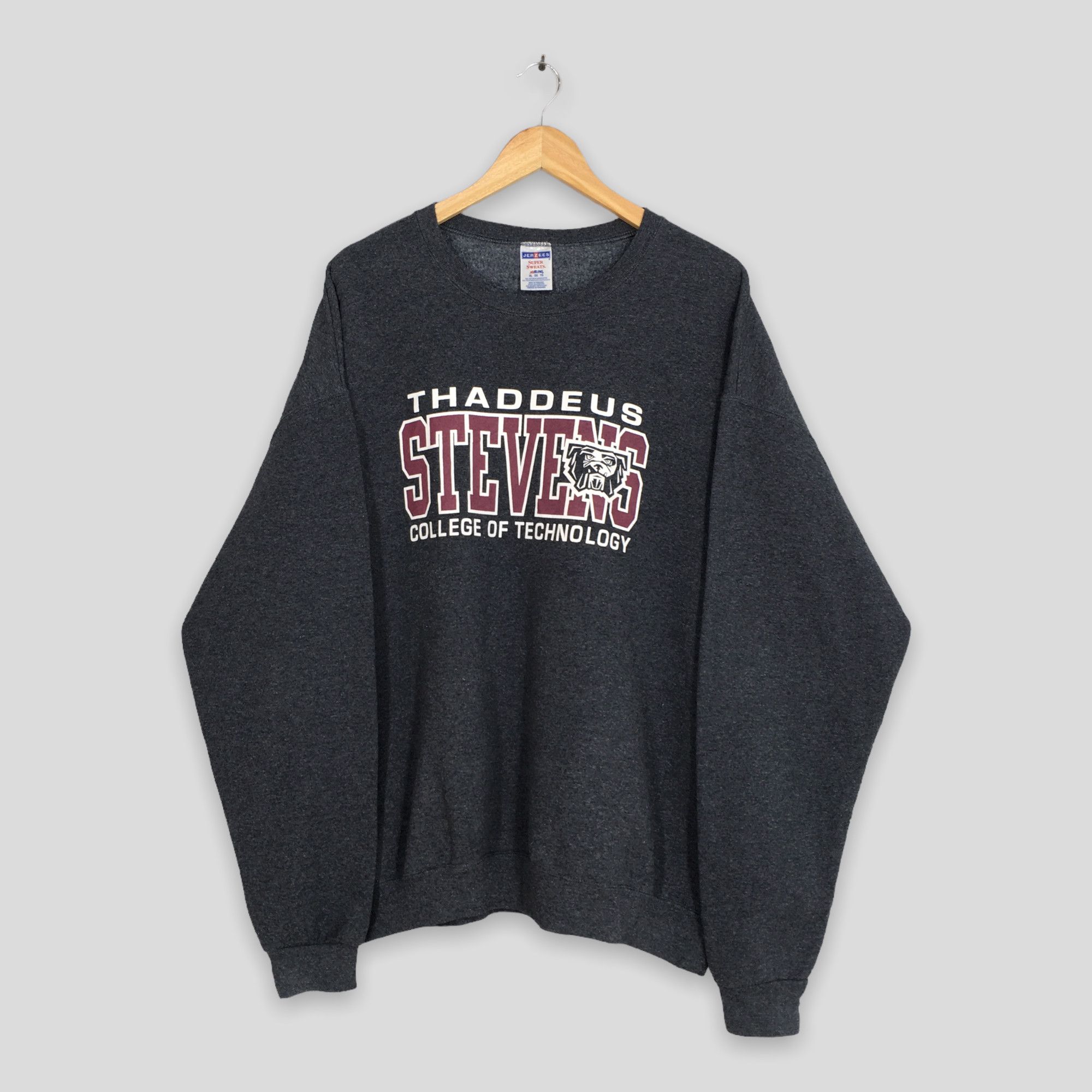 Jerzees × NCAA Vintage Thaddeus Stevens College Sweatshirt XLarge Size US XL / EU 56 / 4 - 1 Thumbnail