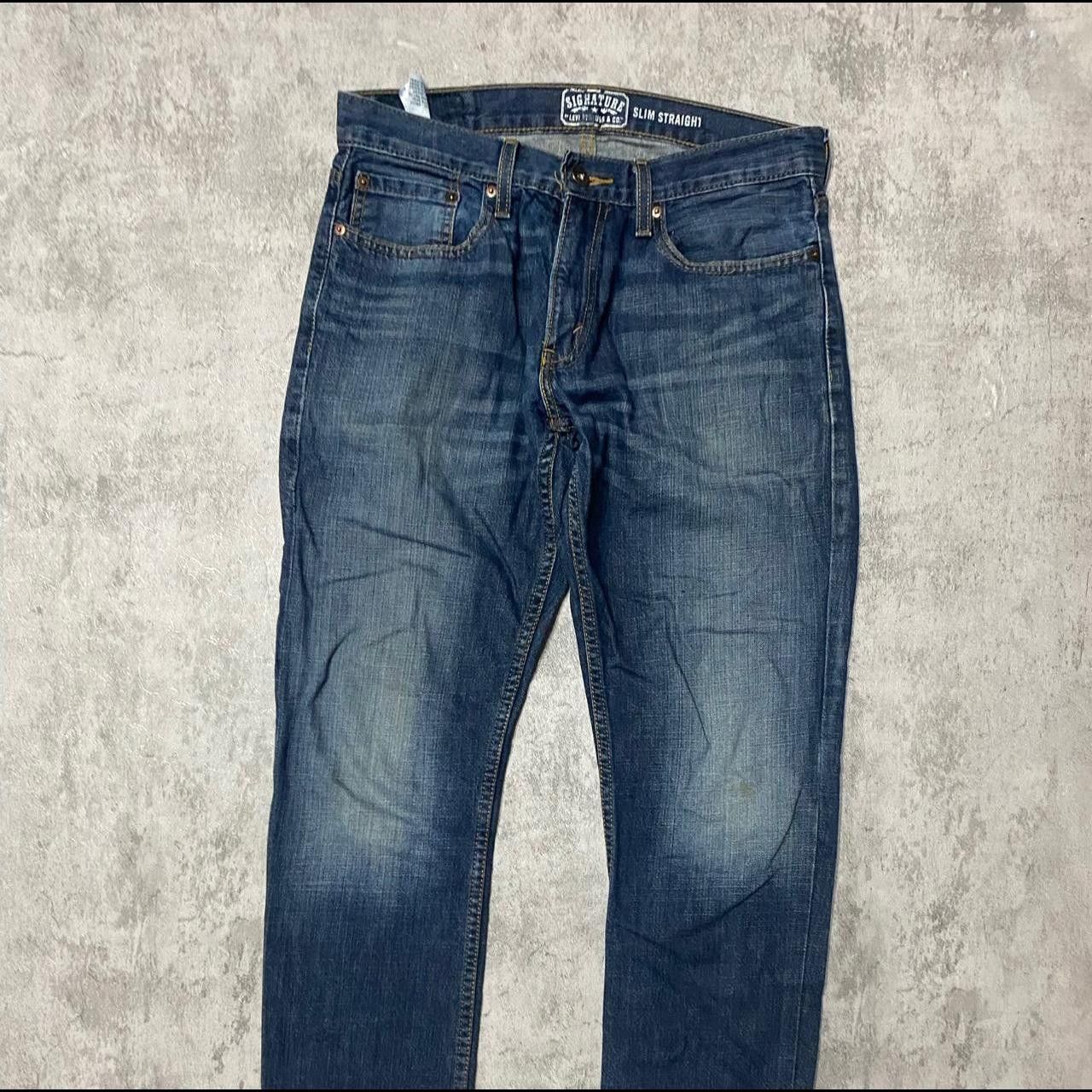Levi's Levi's blue slim straight leg jeans #denim Size US 32 / EU 48 - 2 Thumbnail