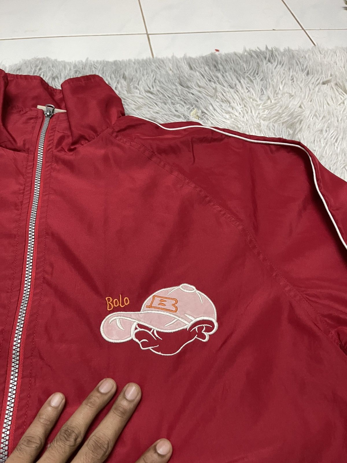 Designer × Vintage 2000s SCHOOL OF HARD ROCK ZIPPER UP LIGHT JACKET EMBROIDERY Size US L / EU 52-54 / 3 - 7 Thumbnail