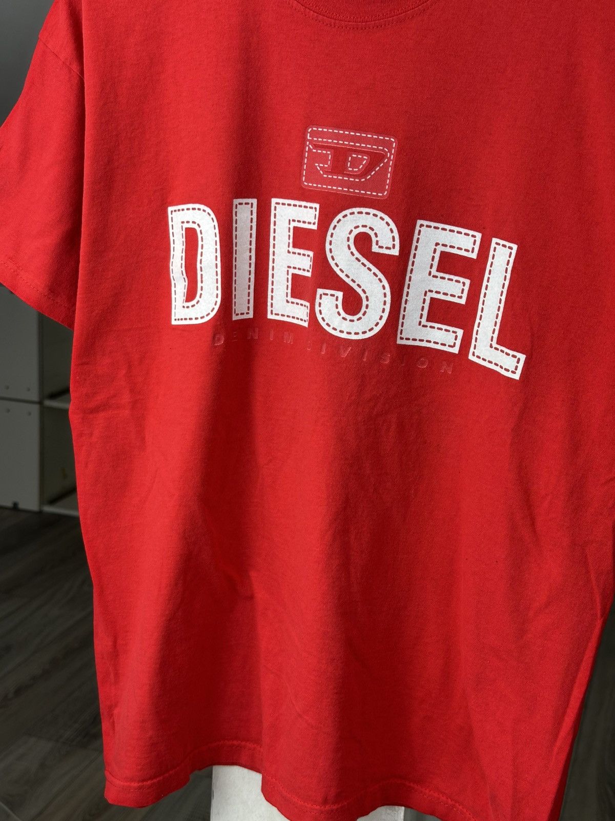 Diesel Diesel Y2K Logo Big Red Tee International Size US M / EU 48-50 / 2 - 4 Thumbnail