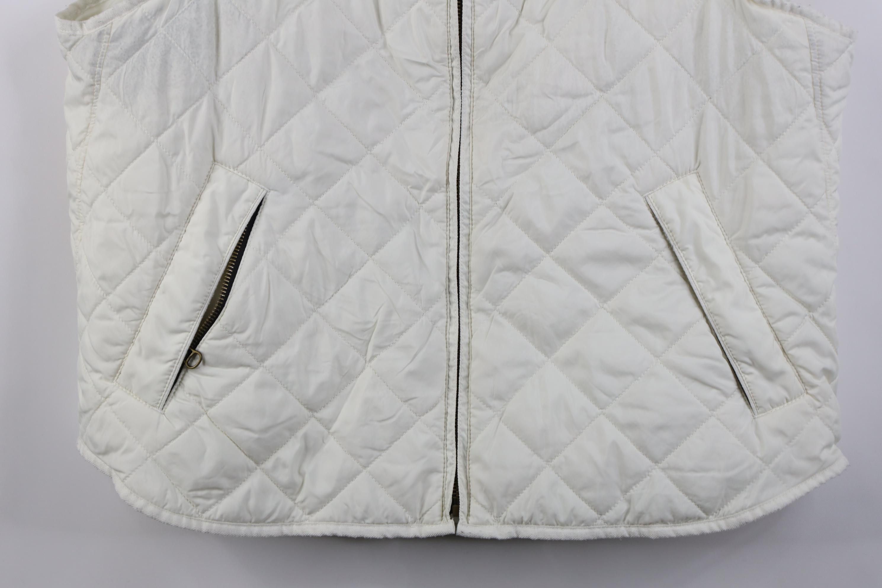 Polo Ralph Lauren Vintage Ralph Lauren Quilted Full Zip Vest Jacket Cream Size XL / US 12-14 / IT 48-50 - 3 Thumbnail