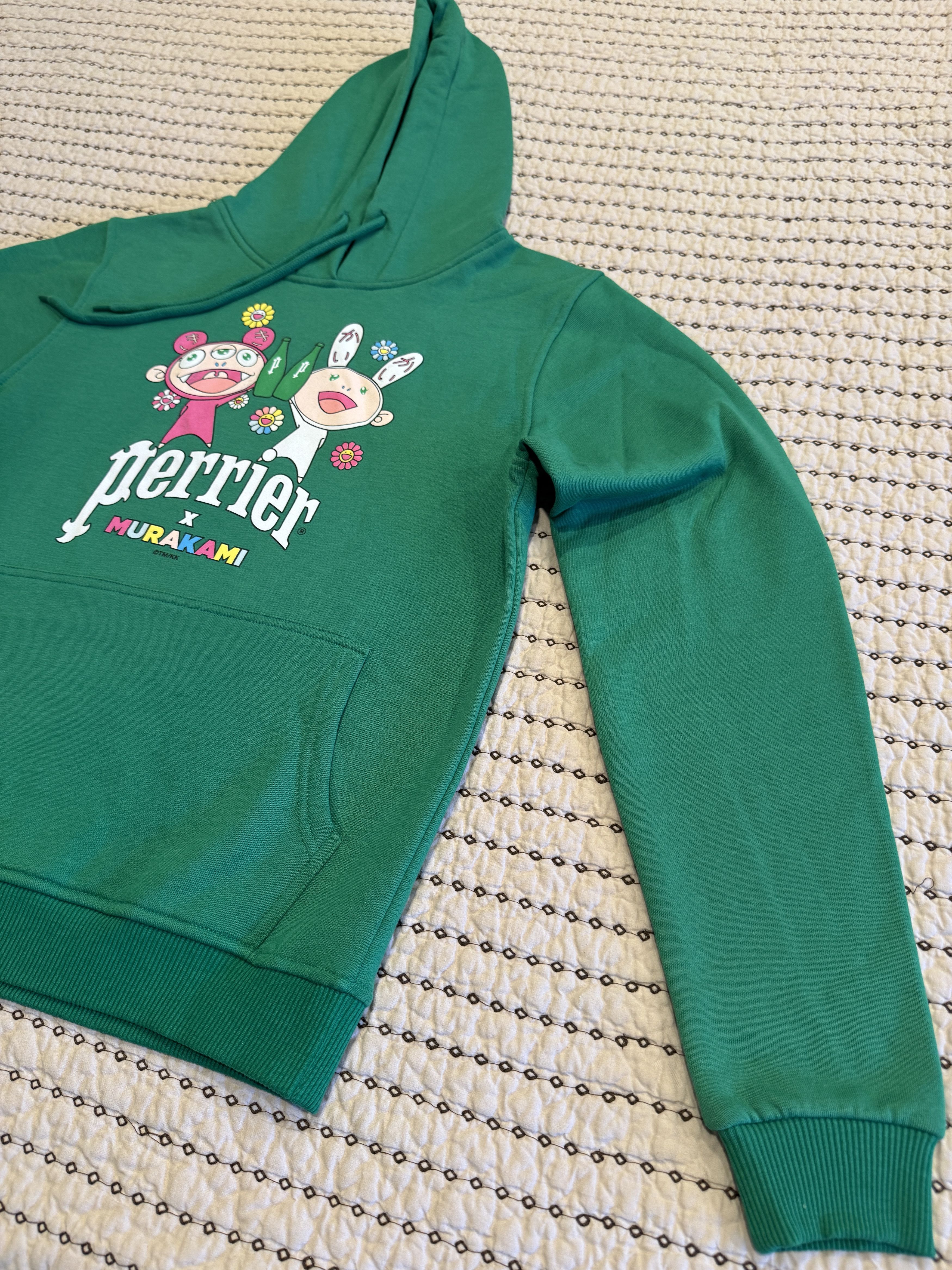 Takashi Murakami TAKASHI MURAKAMI X PERRIER HOODIE SWEATSHIRT GREEN MEDIUM Size US M / EU 48-50 / 2 - 4 Thumbnail