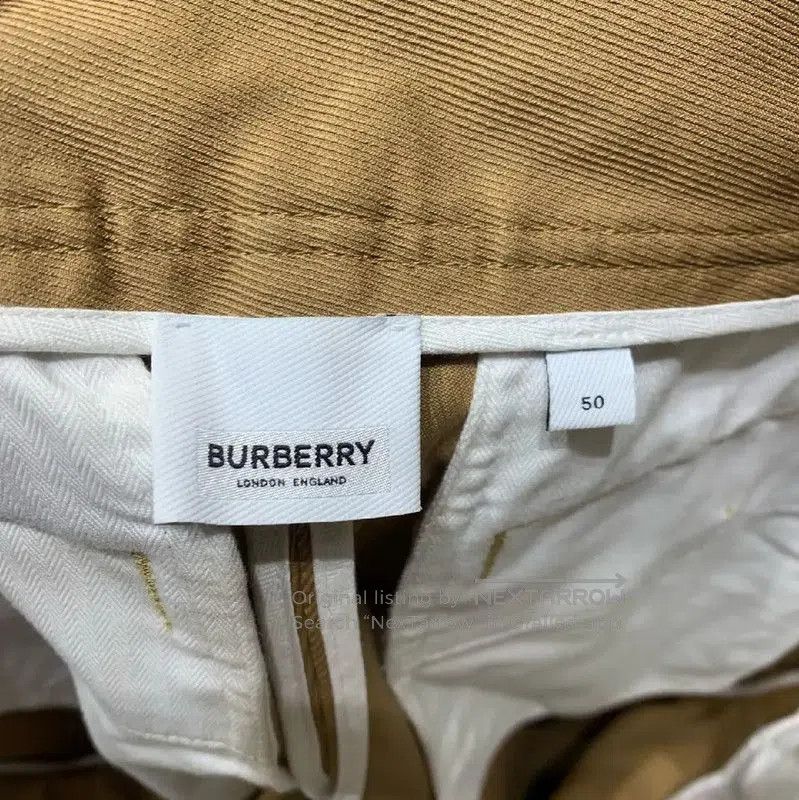 Burberry Burberry Casual Cotton Trousers in Khaki. Size US 44 / EU 60 - 3 Thumbnail