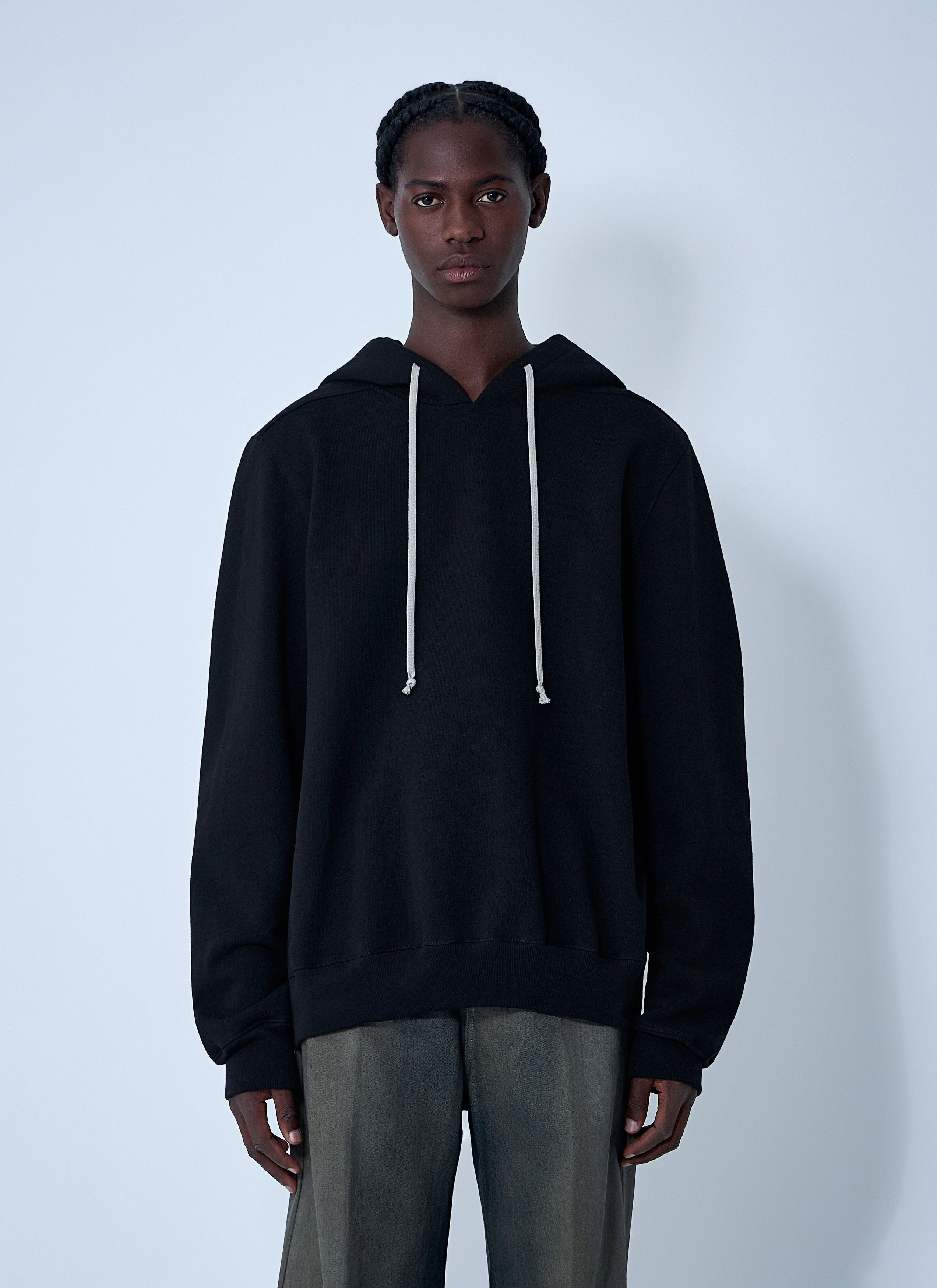Rick Owens Cotton Hooded Sweatshirt Size US XL / EU 56 / 4 - 1 Thumbnail