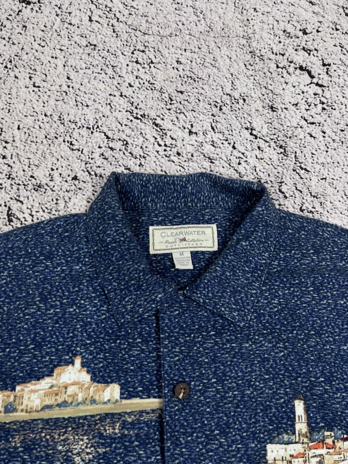 Japanese Brand Vintage Harbor Print Hawaiian Shirt Boats All Over Rayon M Size US M / EU 48-50 / 2 - 5 Thumbnail