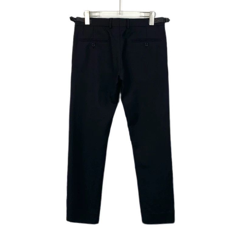 Saint Laurent Paris Saint Laurent Black Wool Relaxed Pants-2505 Size US 32 / EU 48 - 2 Thumbnail