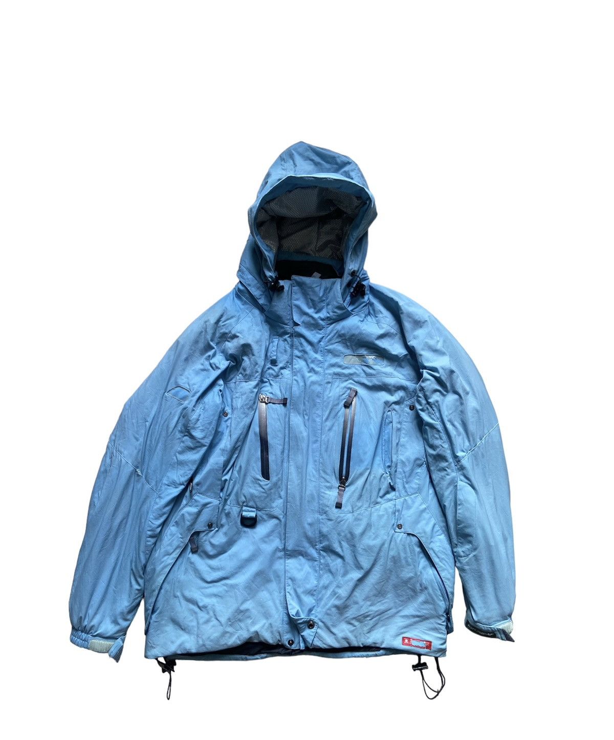 Mizuno × Vintage 1990’s Mizuno Lotus Leaf Tactical Multi Pocket Puffer Jacket Size US L / EU 52-54 / 3 - 1 Thumbnail