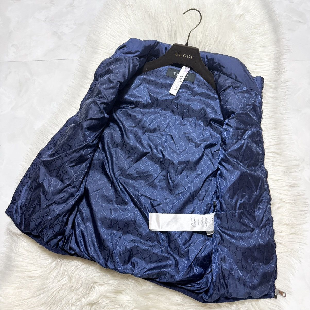 Gucci Authentic Gucci Down Vest Leather Patch GG Monogram Jacket Size US S / EU 44-46 / 1 - 7 Thumbnail