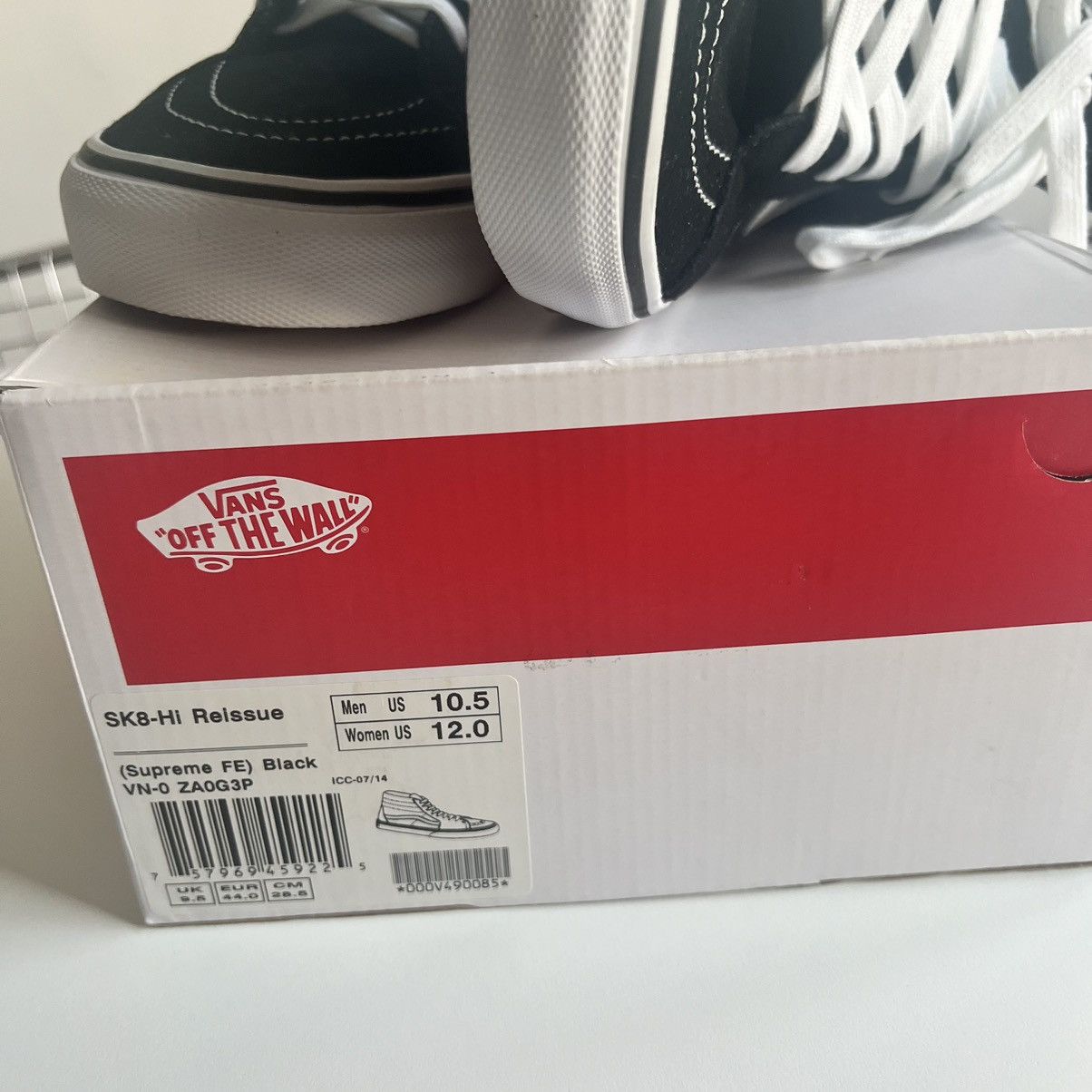 Supreme × Vans Supreme Vans Sk8-Hi Fuck’Em US10.5 Black Size US 10.5 / EU 43-44 - 6 Thumbnail