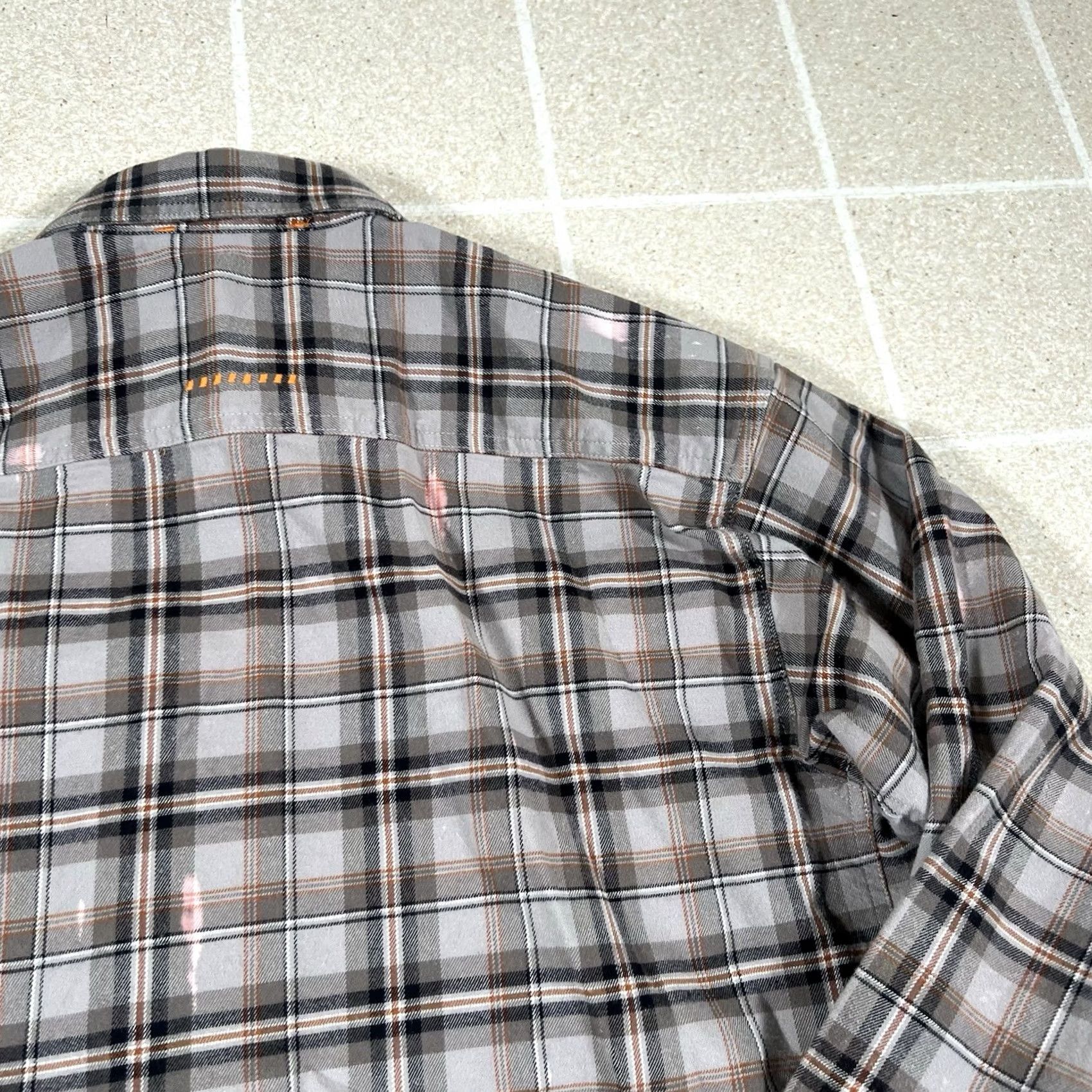 Ariat Ariat Rebar Shirt Mens M Gray Plaid Flannel Button-Down Long Sleeve Outdoor Size US M / EU 48-50 / 2 - 7 Thumbnail