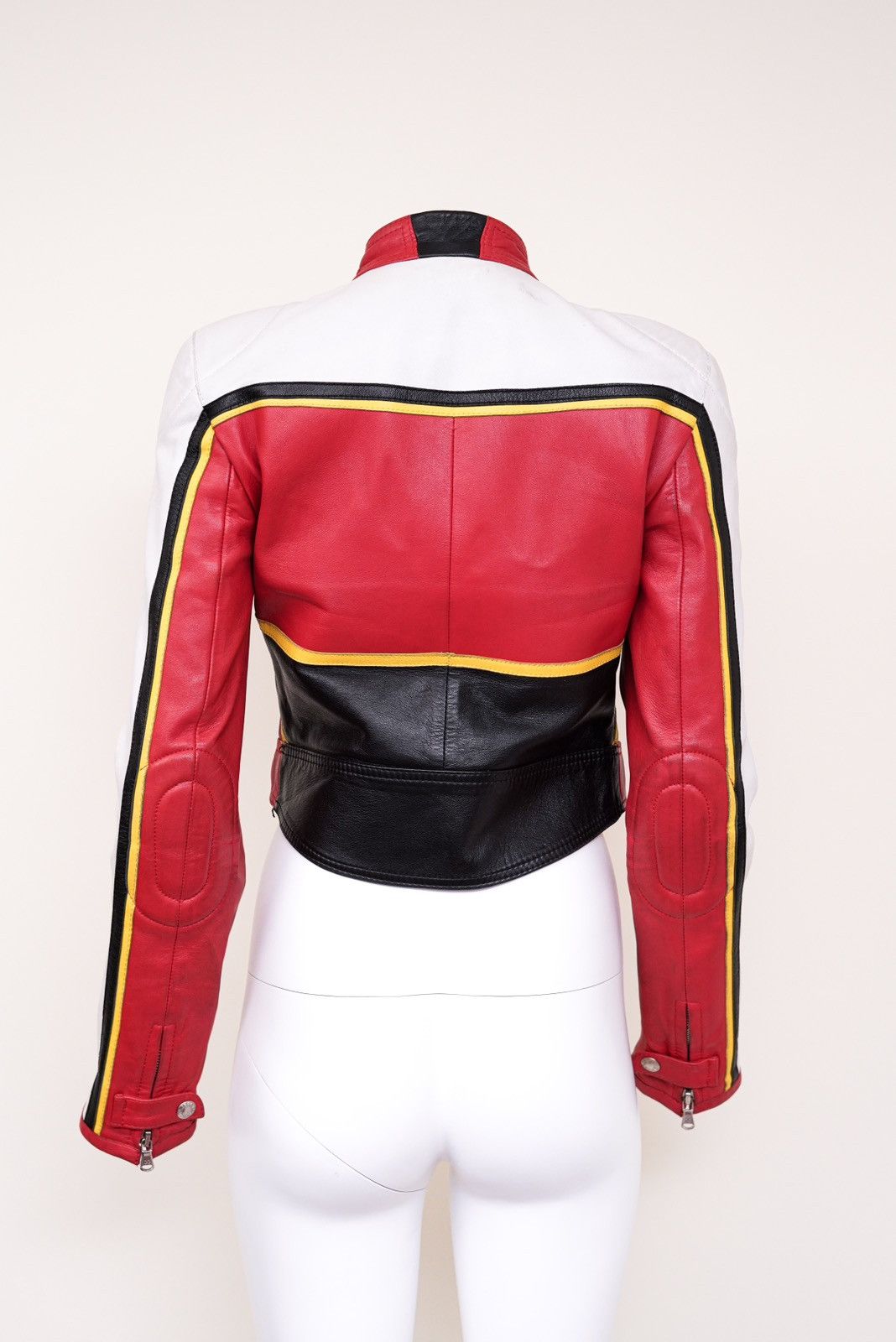 Dolce & Gabbana Dolce & Gabbana S/S 2001 Runway Leather Biker Jacket Size M / US 6-8 / IT 42-44 - 5 Thumbnail