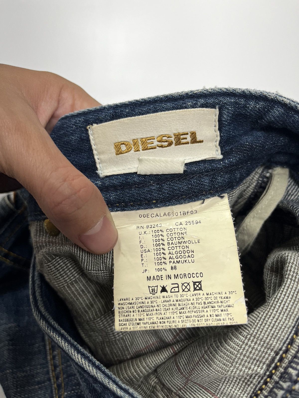 Diesel × Japanese Brand diesel extreme wellness distressed jeans pant wash Size US 30 / EU 46 - 6 Thumbnail