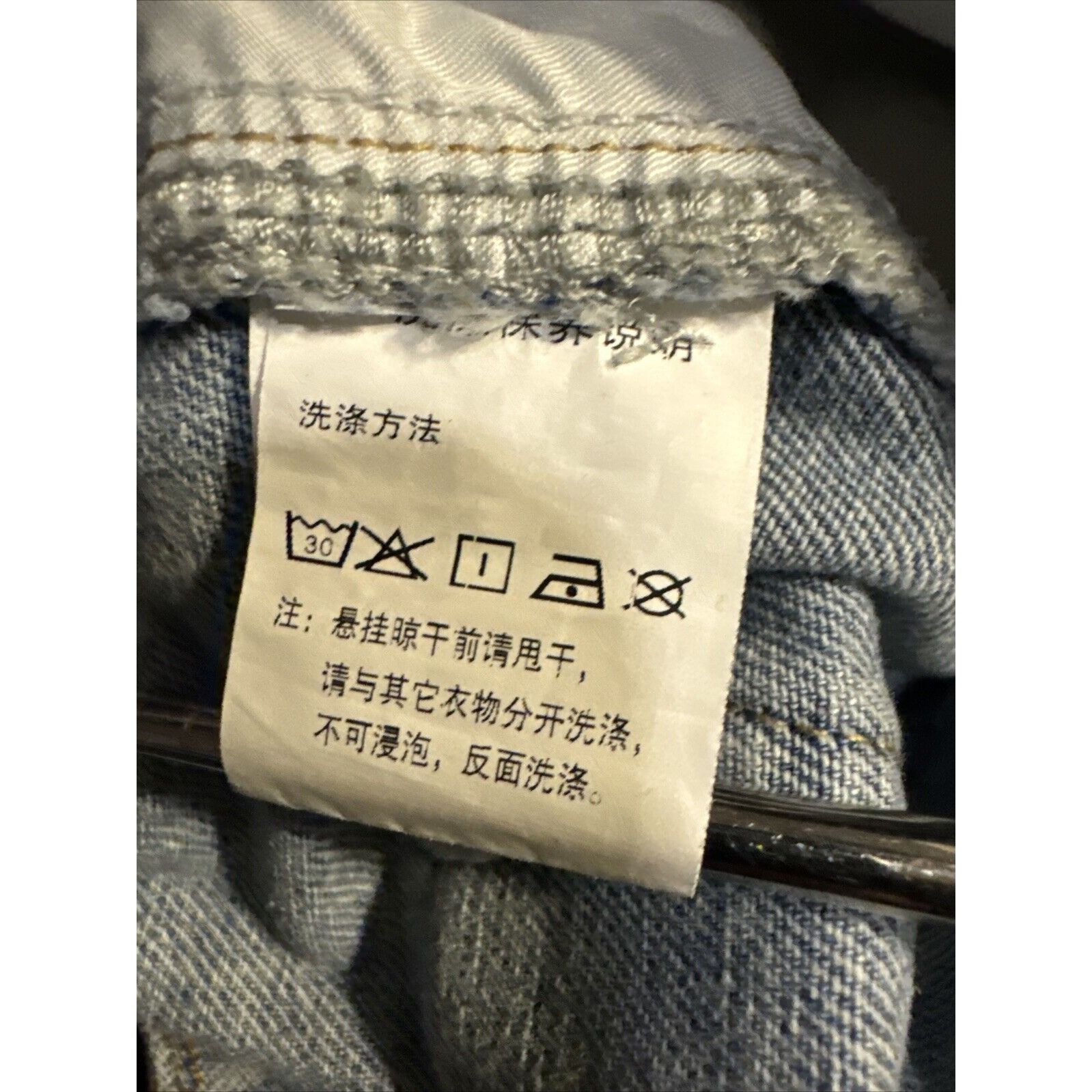 Other Tonlion Asian Mini Skirt Womens Blue Denim Jean A Line Pocke Size 27" / US 4 / IT 40 - 10 Thumbnail