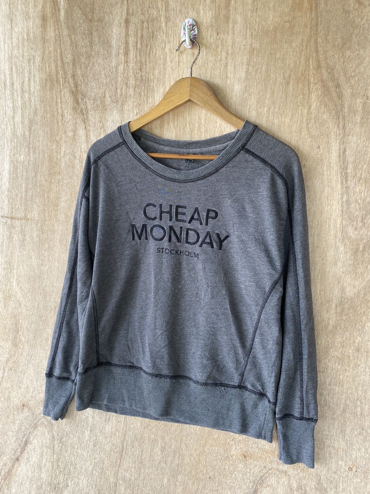 Cheap Monday × Japanese Brand 👘SALE👘CHEAP MONDAY STOCKHOLM SWEATSHIRT Size S / US 4 / IT 40 - 6 Thumbnail