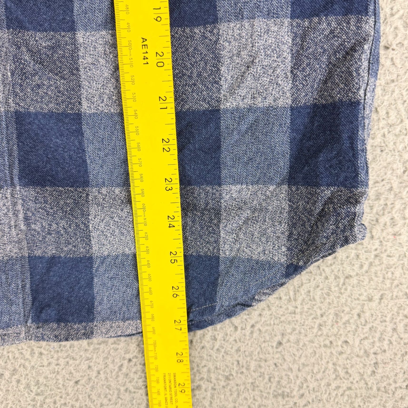 Madewell Madewell Button-Up Shirt Mens Medium Blue Plaid Flannel Perfect Fit Long Sleeve Size US M / EU 48-50 / 2 - 6 Thumbnail